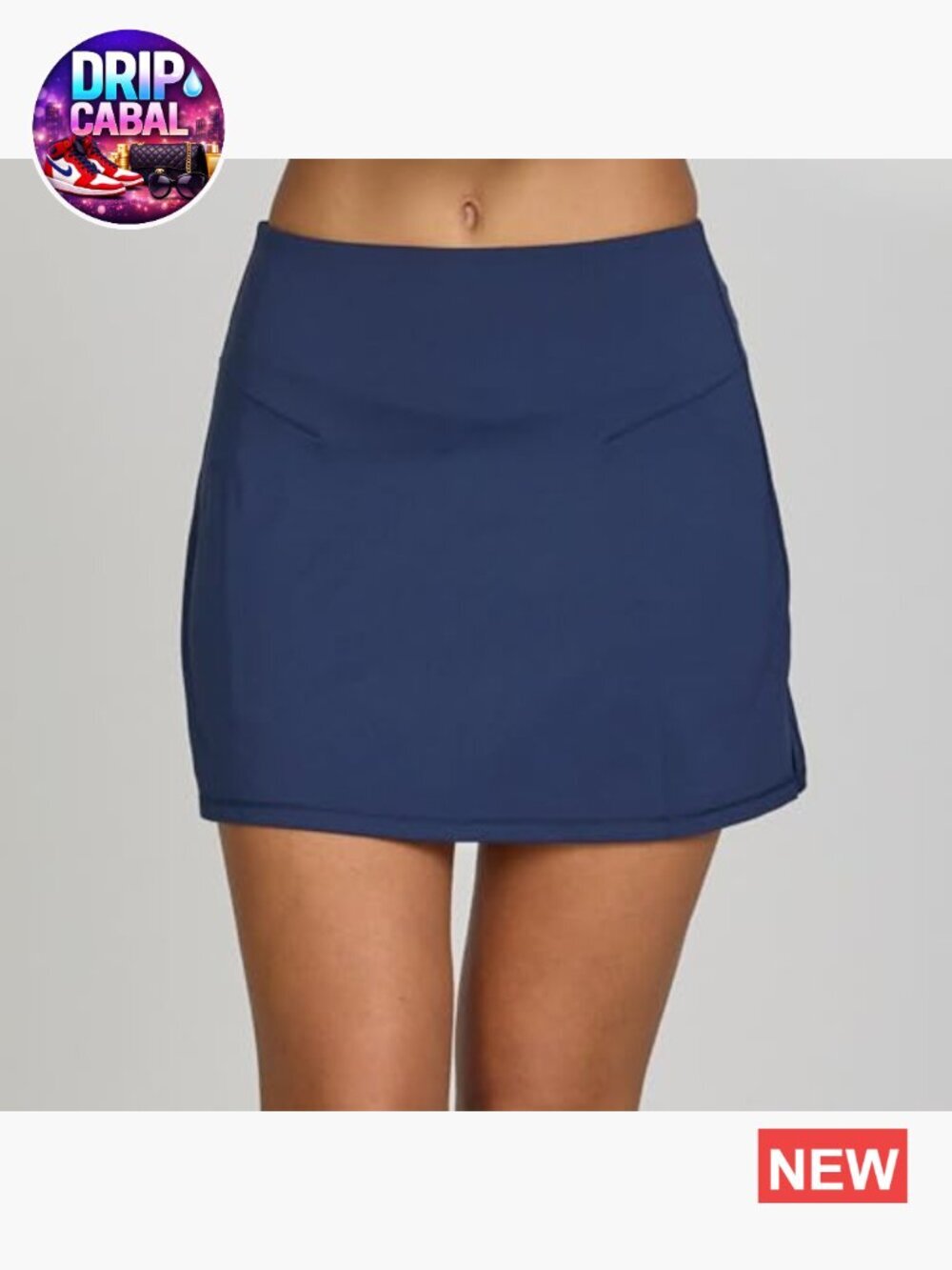 Women's Athletic Skort with Built-in Shorts and Deep Pocket - Picture 2 of 7